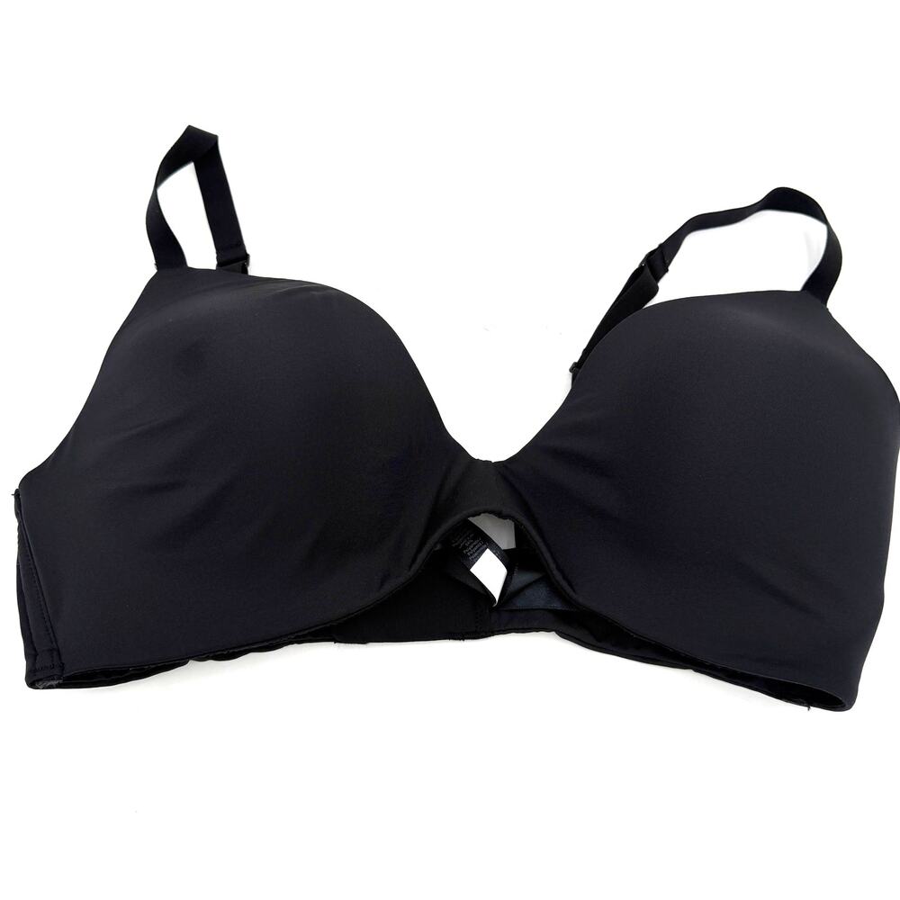 Skims Wireless Form Push-Up Bra Black Onyx NWOT Size 36D